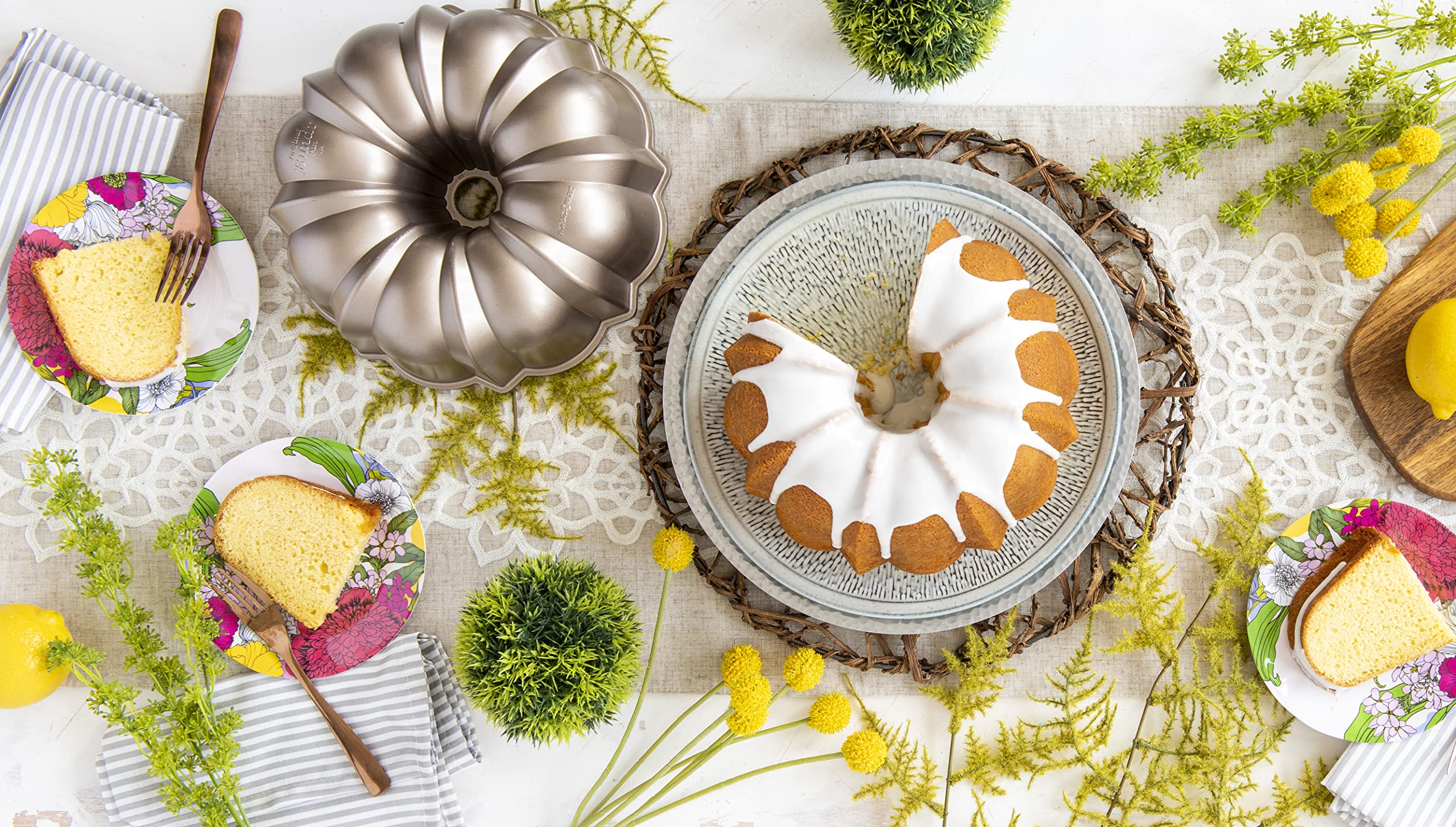 Foto 4 | Mezcla Para Tartas Nordic Ware Bundt Lemon Buttermilk Original 77714 - Venta Internacional.