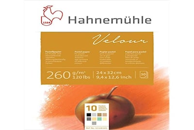 Foto 1 | Pad Hahnemühle Velour, 260 G/m², 24 X 32 Cm, 10 Hojas De Colores Mezclados - Venta Internacional.
