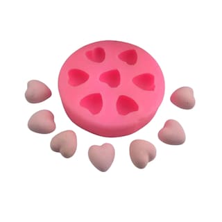 Foto 1 | Molde De Silicón De 7 Corazones Para Fondant. Chocolate