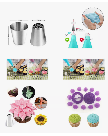 Foto 5 | Base Xtellar Giratoria Pasteles O Reposteria Acero Inoxidable Kit137