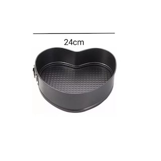 Foto 4 | Moldes Para Repostería Desmontables Para Tartas Belug, 3 Piezas (cuadrado, Redondo, Corazón) Negro
