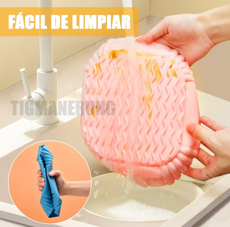Foto 5 pulgar | 2pz Molde Silicon Xtellar Freidora Aire Circular Reutilizable