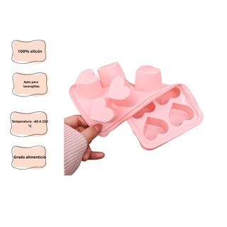 Foto 4 | 3 Moldes De Silicón Para Hornear De Corazón Y 1 Manga Pastelera
