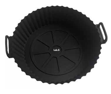 Foto 2 | Moldes de Silicona para Freidora Aire Reutilizable 3 Piezas Negro