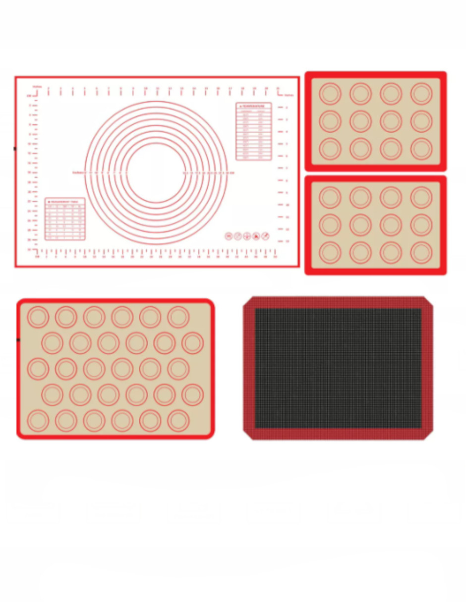 Foto 3 pulgar | Tapete Silicon Para Hornear Antiadherente 5 En 1  + Termo Güish Gratis