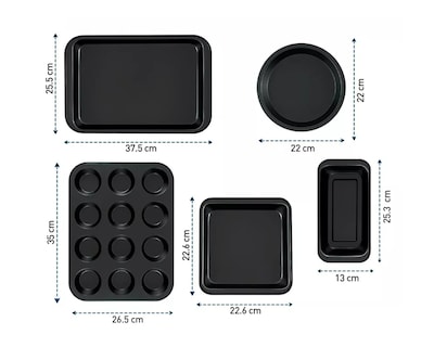 Foto 5 | Juego De 6 Pzas Moldes Para Hornear + Termo Güish Gratis