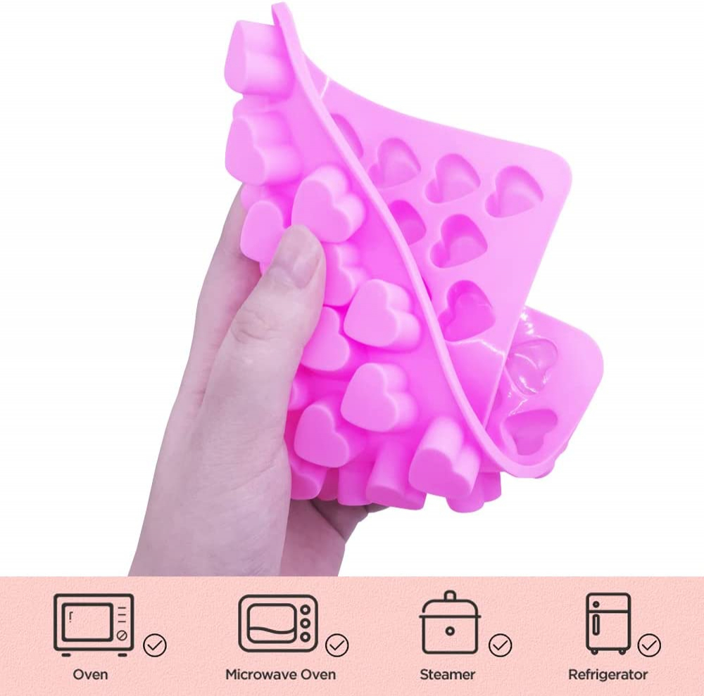Foto 5 pulgar | Set De Moldes De Silicona Para Tartas, Chocolate, Gelatina Y Cubitos De Hielo - Venta Internacional.