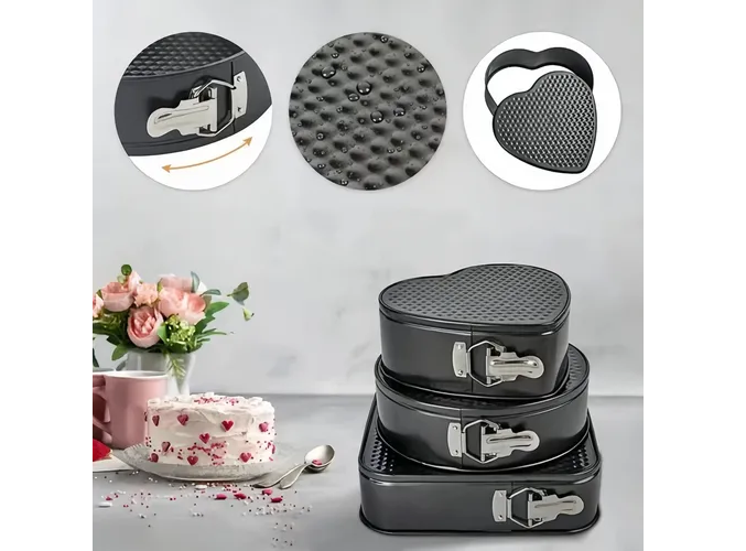 Foto 4 pulgar | Moldes Xtellar Pasteles Repostería Desmontables Para Tartas