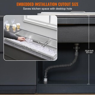 Foto 6 | Enfriador De Hielo Vevor Drop In De Acero Inoxidable De 36 X 18 De Ancho X 14 De Alto - Venta Internacional.