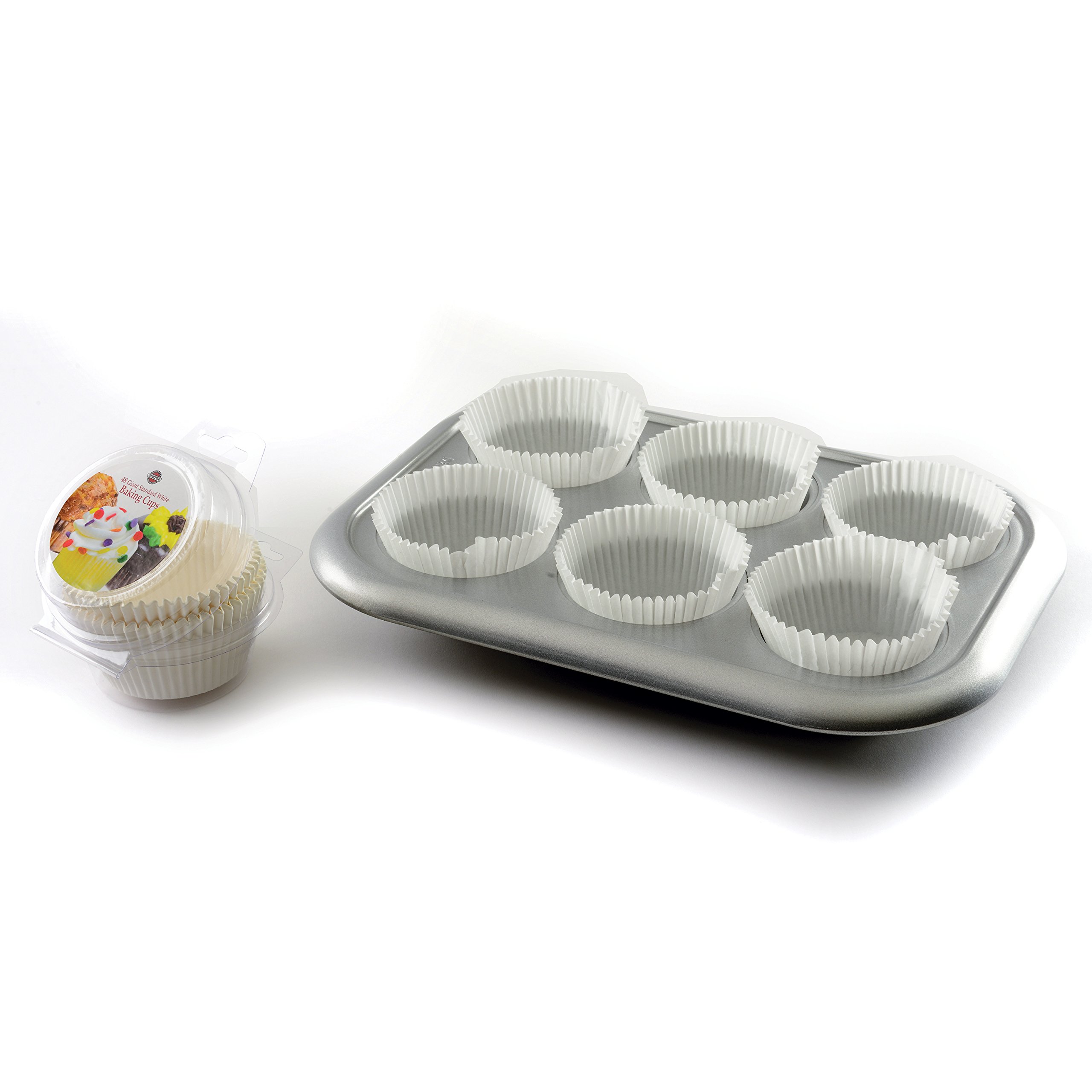 Foto 3 pulgar | Moldes Para Magdalenas Norpro Giant White, Paquete De 48 - Venta Internacional.