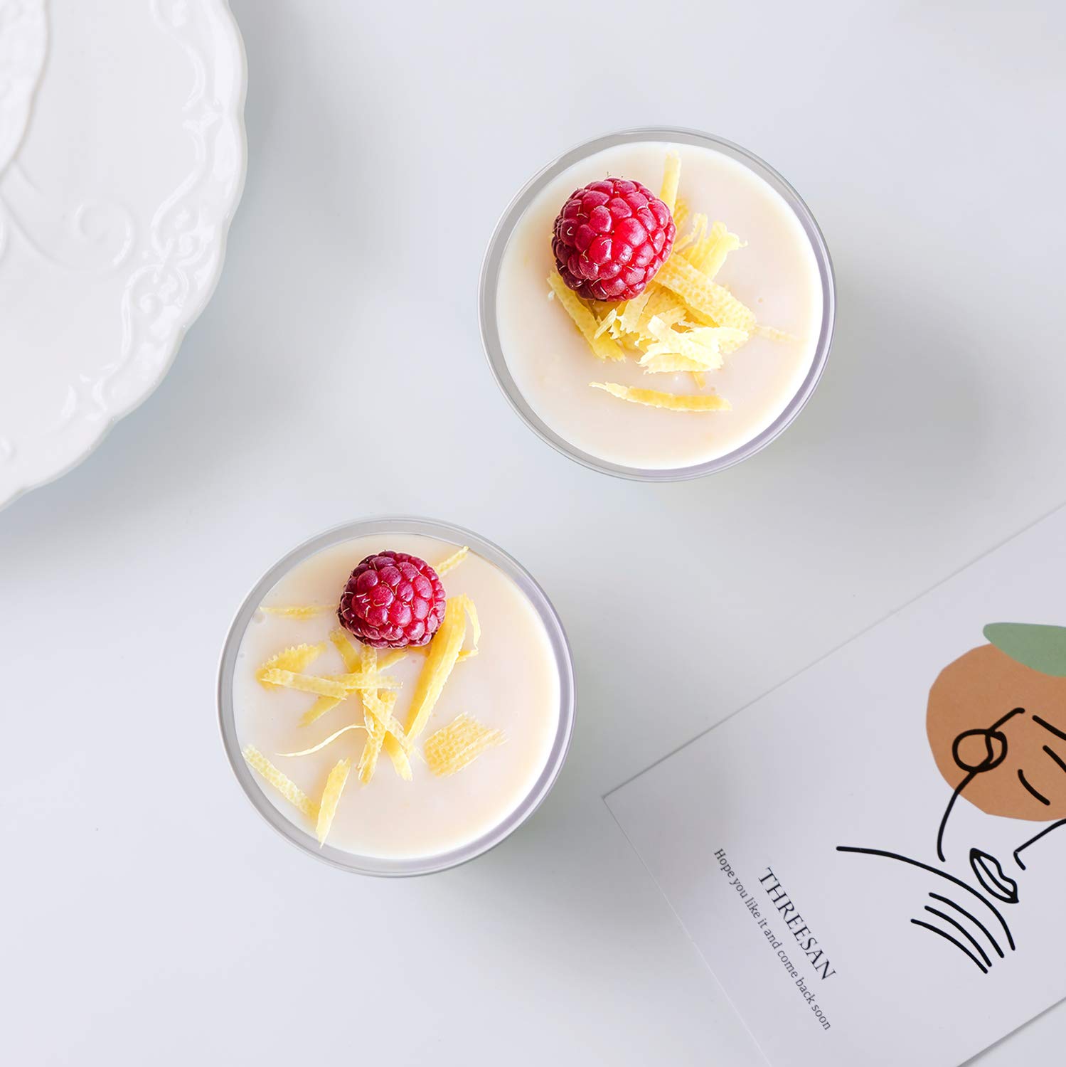 Foto 6 pulgar | Vasos De Postre Eusoar, 125 Ml, Con Tapas, Papel De Aluminio, 100 Unidades, Color Caramelo - Venta Internacional.