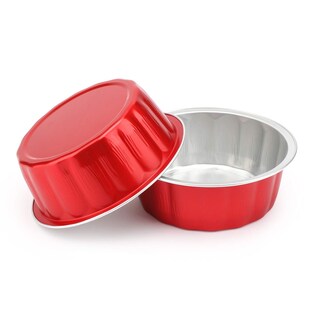Foto 2 | Moldes Desechables Beasea, Papel De Aluminio De 235 Ml, Paquete De 100 Con Tapas - Venta Internacional.