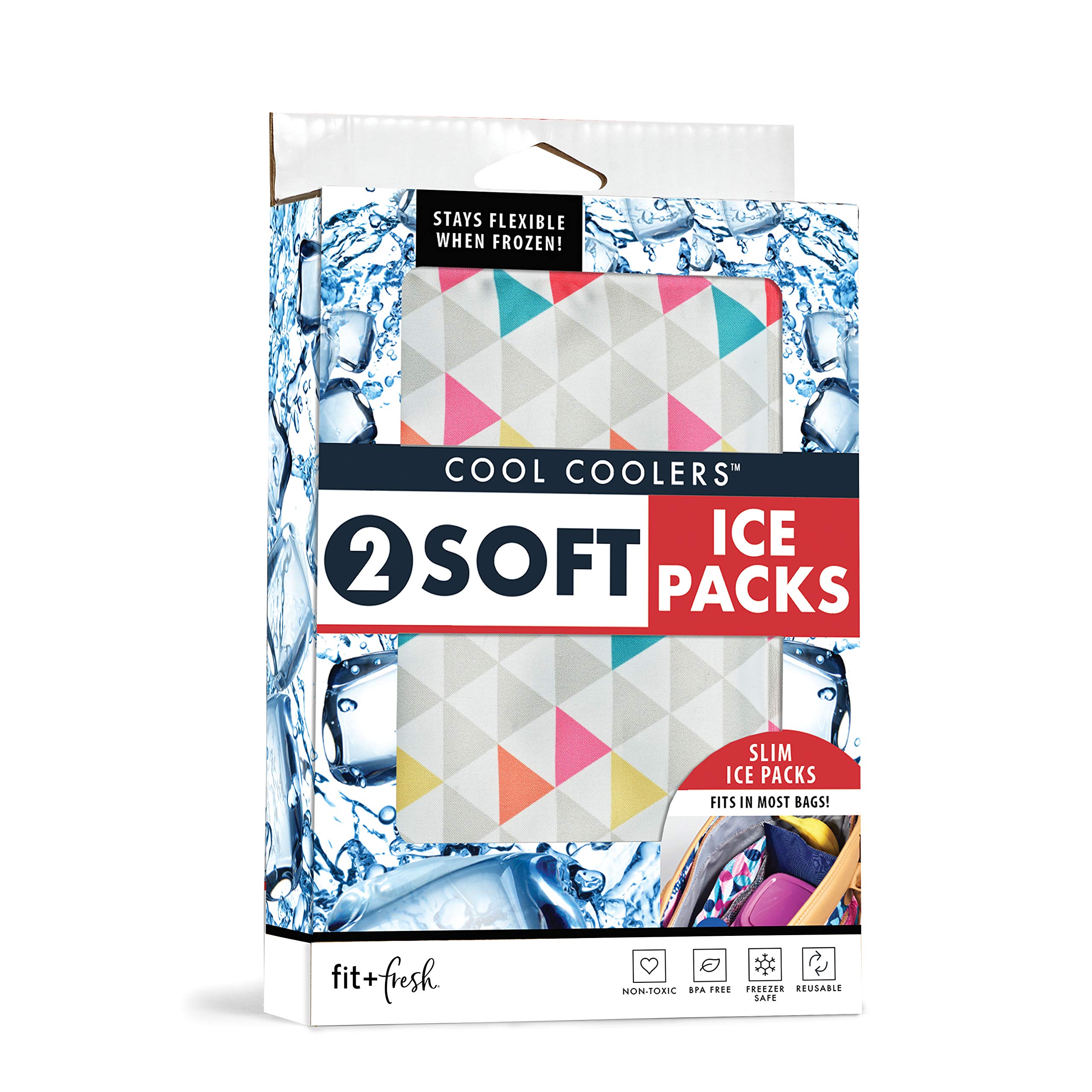 Ice Packs Fit & Fresh Cool Coolers Soft Ice Para Loncheras - Venta Internacional.