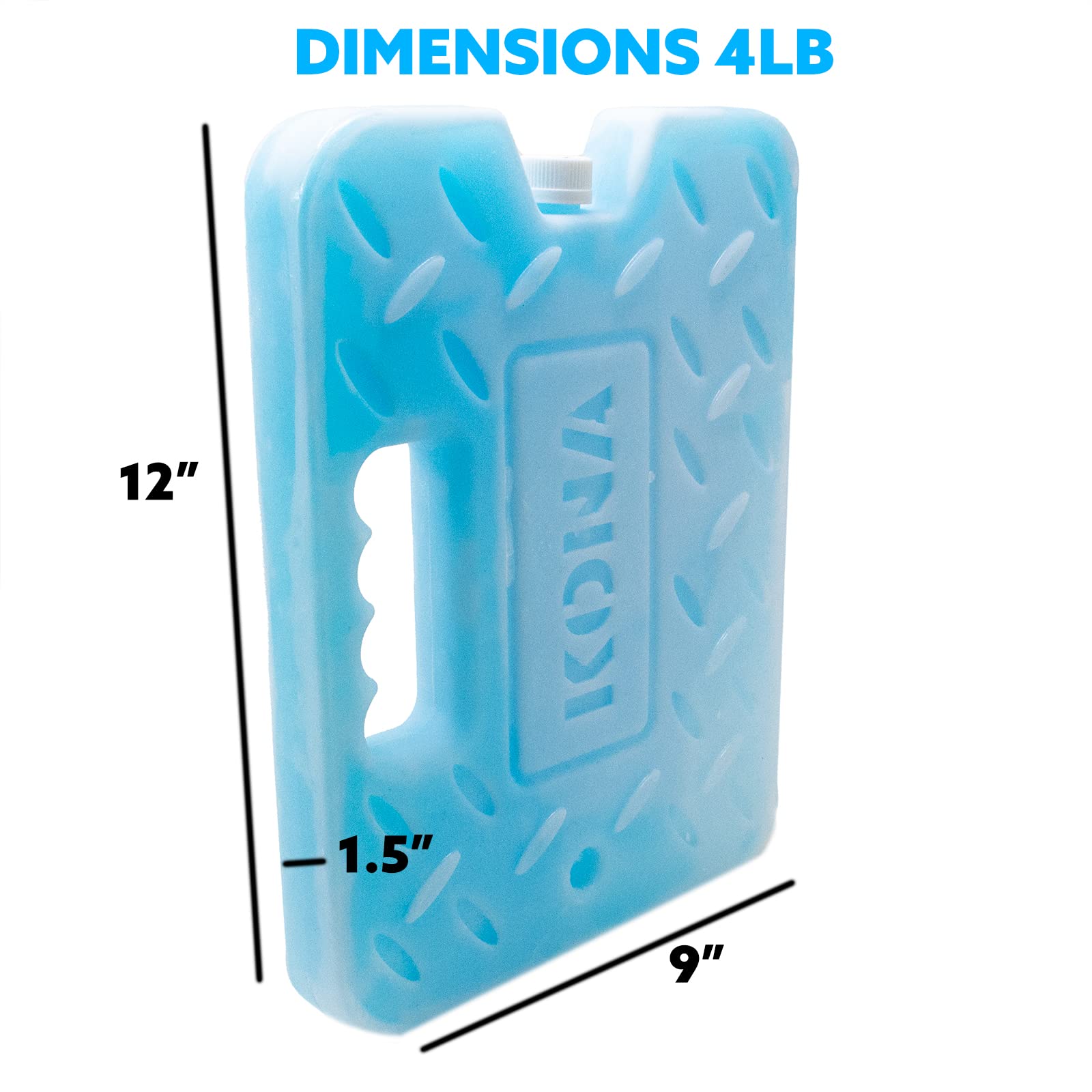 Foto 3 | Paquetes De Hielo Kona Blue Ice Para Refrigeradores De Larga Duración (paquete De 2) - Venta Internacional.