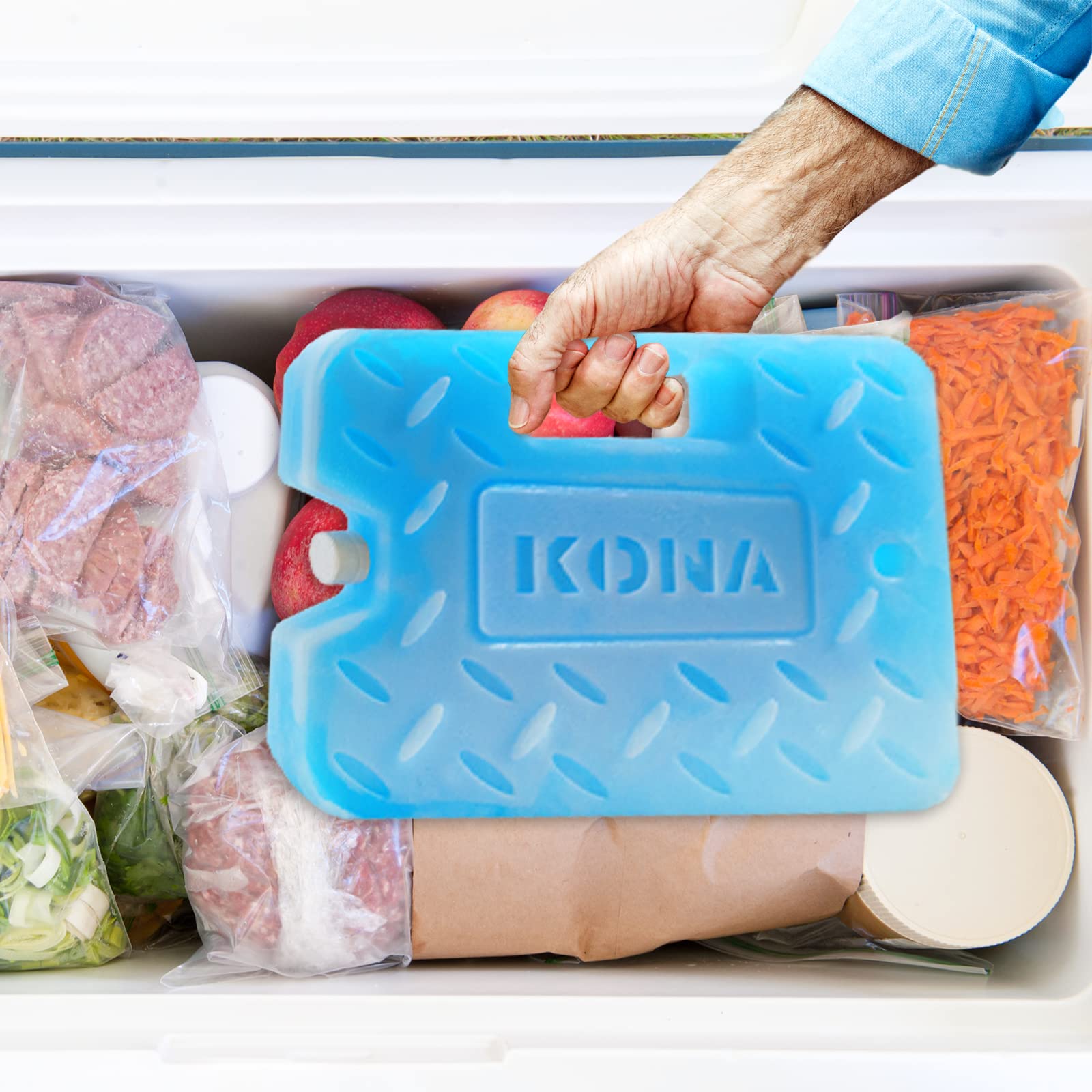 Foto 5 pulgar | Paquetes De Hielo Kona Blue Ice Para Refrigeradores De Larga Duración (paquete De 2) - Venta Internacional.