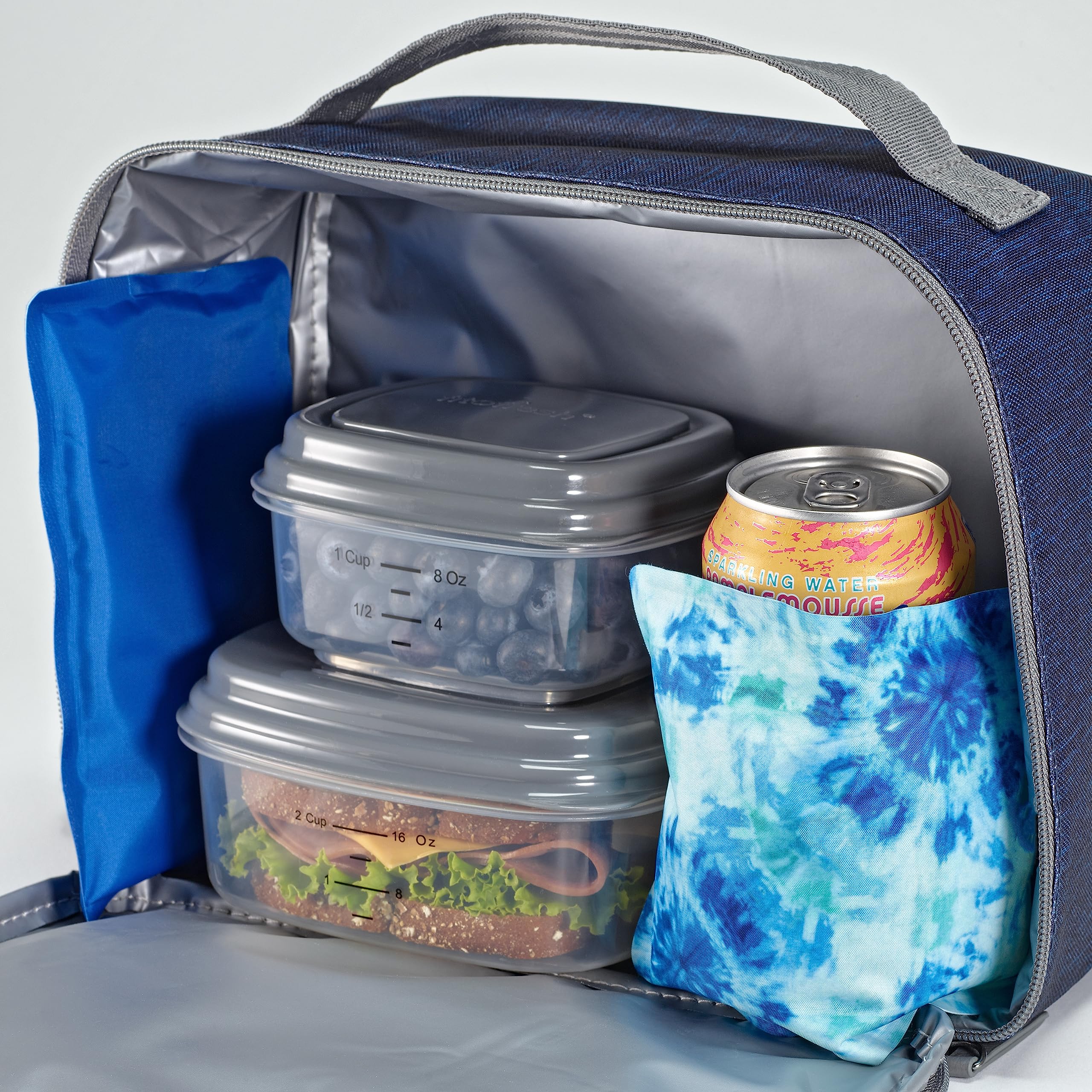 Foto 7 pulgar | Ice Packs Fit & Fresh Cool Coolers Soft Ice, Paquete De 2 Tintes Azules - Venta Internacional.