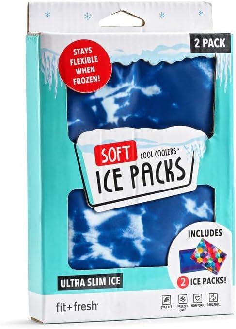 Foto 8 pulgar | Ice Packs Fit & Fresh Cool Coolers Soft Ice, Paquete De 2 Tintes Azules - Venta Internacional.