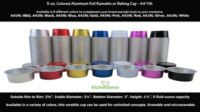 Foto 3 | Moldes Desechables De Papel De Aluminio, 150 Ml, Color Rosa, 1000 Unidades - Venta Internacional.