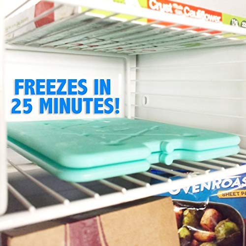Foto 5 pulgar | Paquetes De Hielo Kona Large Para Refrigeradores, Diseño Delgado, 25 Minutos De Congelación (4) - Venta Internacional.