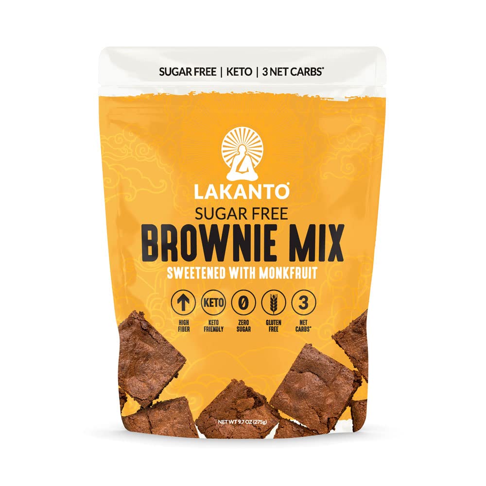 Foto 2 pulgar | Edulcorante Brownie Mix Lakanto Sin Azúcar De Monje  300 G - Venta Internacional.