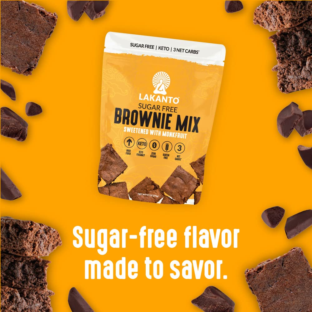 Foto 5 pulgar | Edulcorante Brownie Mix Lakanto Sin Azúcar De Monje  300 G - Venta Internacional.
