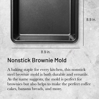 Foto 2 | Brownie Mold De Buyer Antiadherente Perfecto Para Brownies Pasteles Y Pan - Venta Internacional.