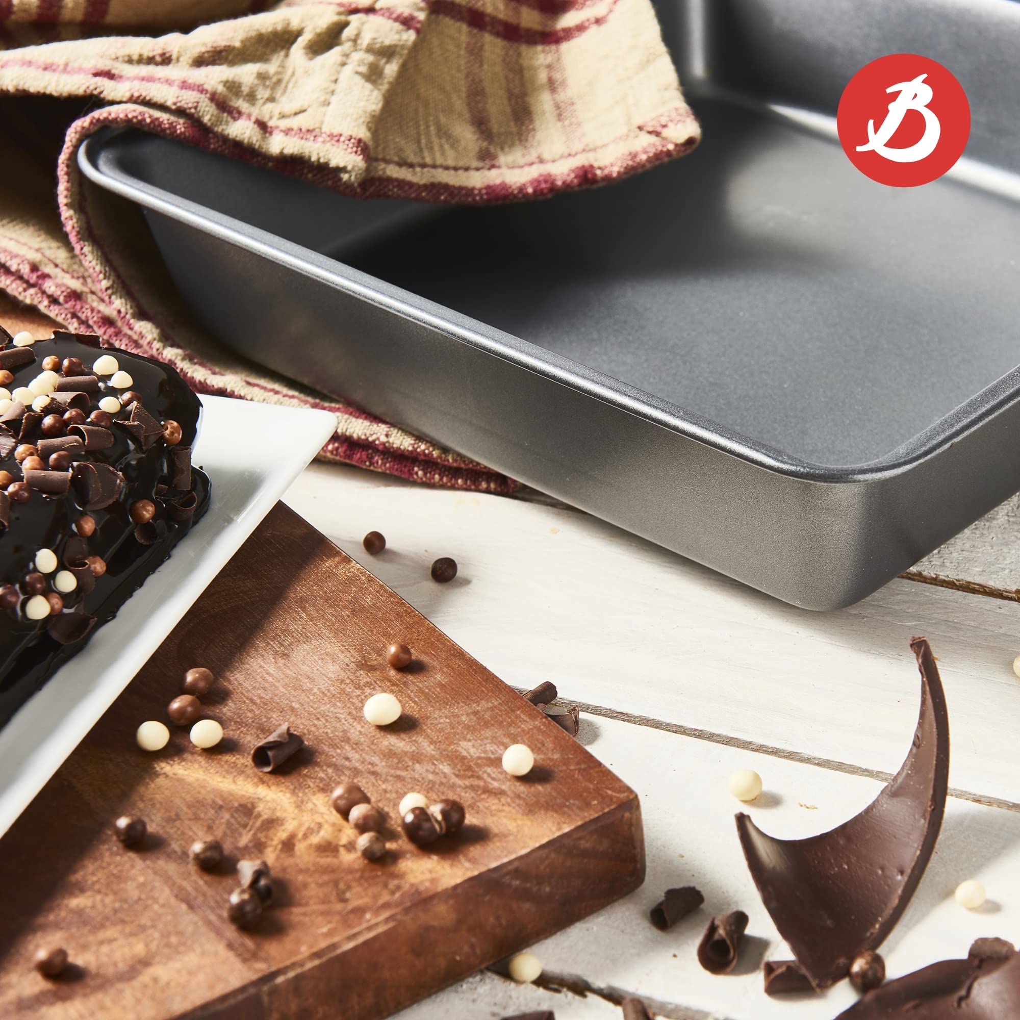 Foto 6 pulgar | Brownie Mold De Buyer  Antiadherente  Perfecto Para Brownies  Pasteles Y Pan - Venta Internacional.