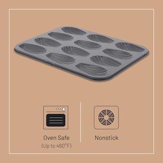 Foto 3 | Madeleines Mold De Buyer Antiadherentes Para Hornear 12 Magdalenas - Venta Internacional.