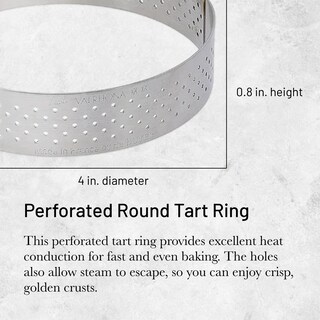 Foto 2 | Tart Ring De Buyer Redondo Perforado 10 Cm De Diámetro Y 2 Cm De Altura - Venta Internacional.