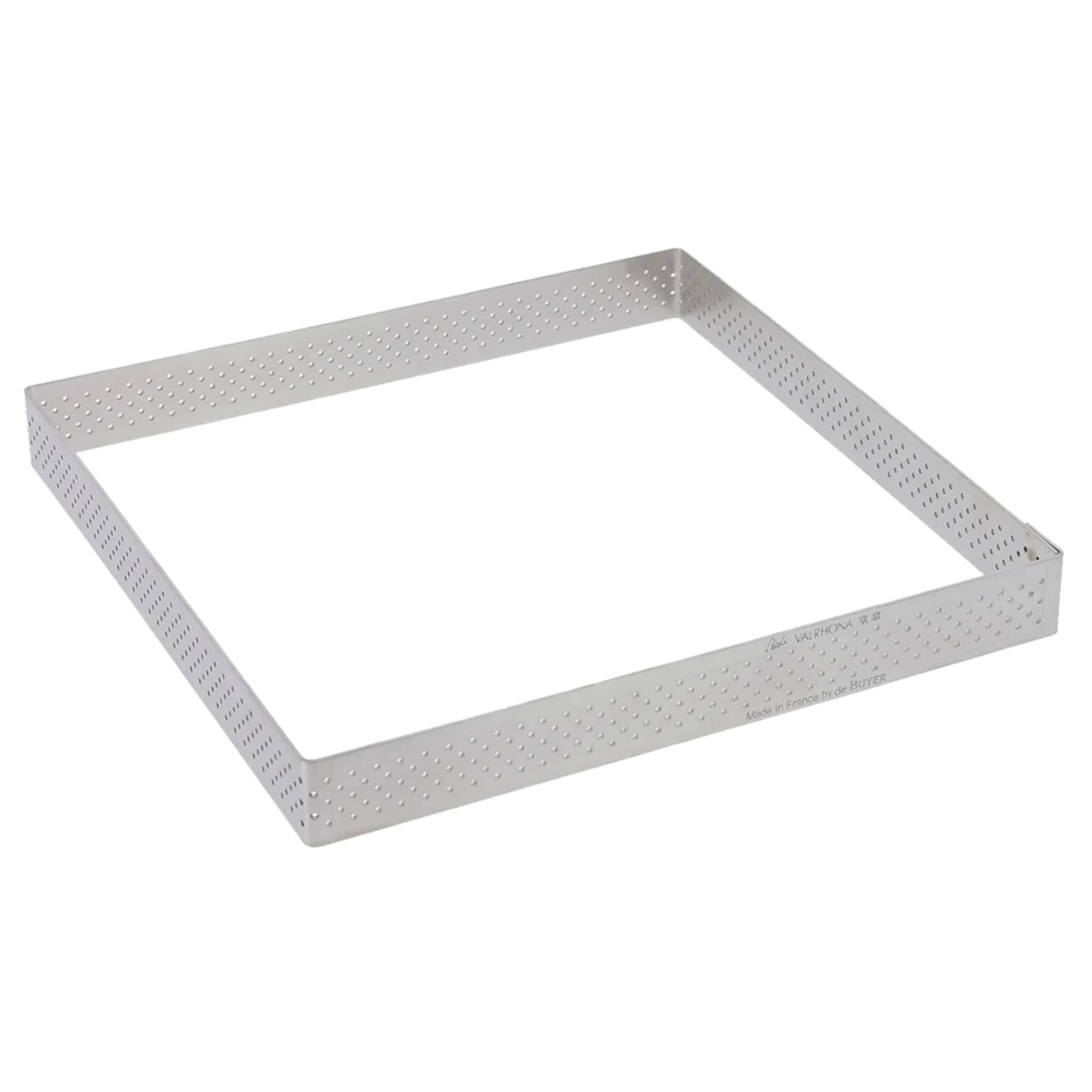 Foto 2 pulgar | Tart Ring De Buyer  Cuadrado Perforado  20 X 20 X 2 Cm  Fabricado En Francia - Venta Internacional.
