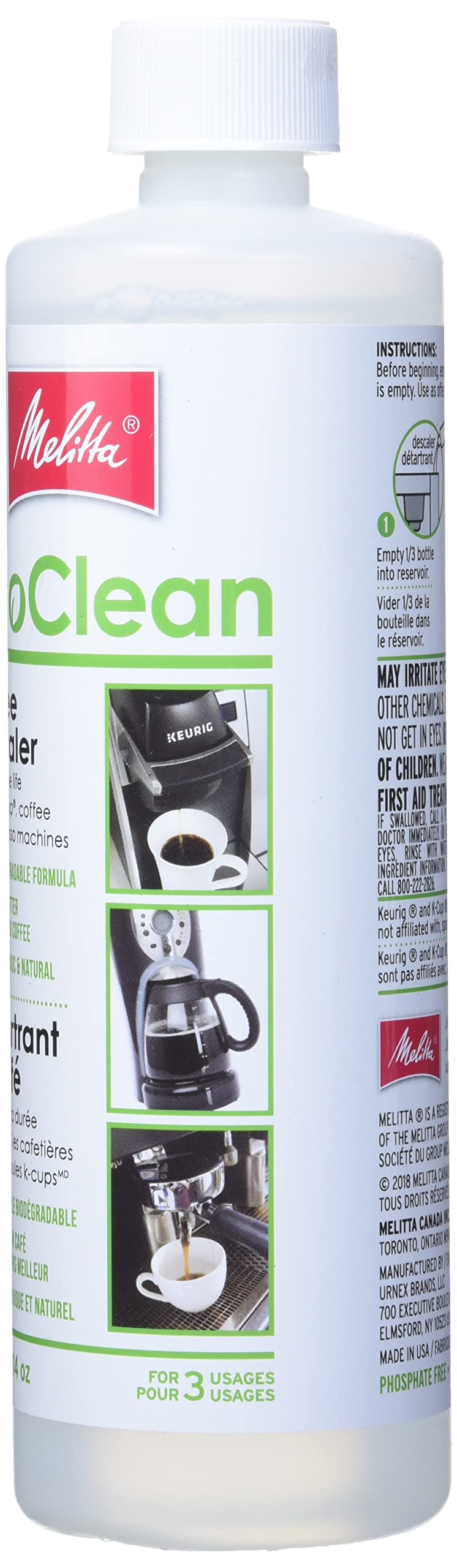 Foto 3 pulgar | Máquina Descalcificadora Melitta Ecoclean para Cafetera de Café y Espresso 414 ml - Venta Internacional