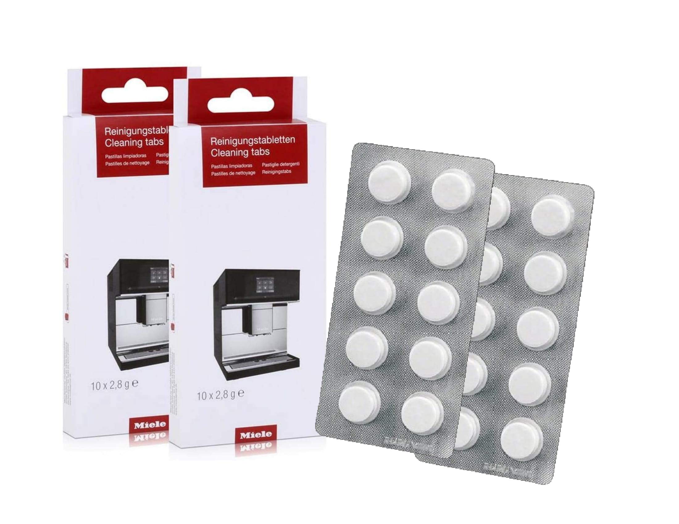 Foto 1 | Tabletas Limpiadoras Para Cafeteras Miele (20 Tabletas) - Venta Internacional.