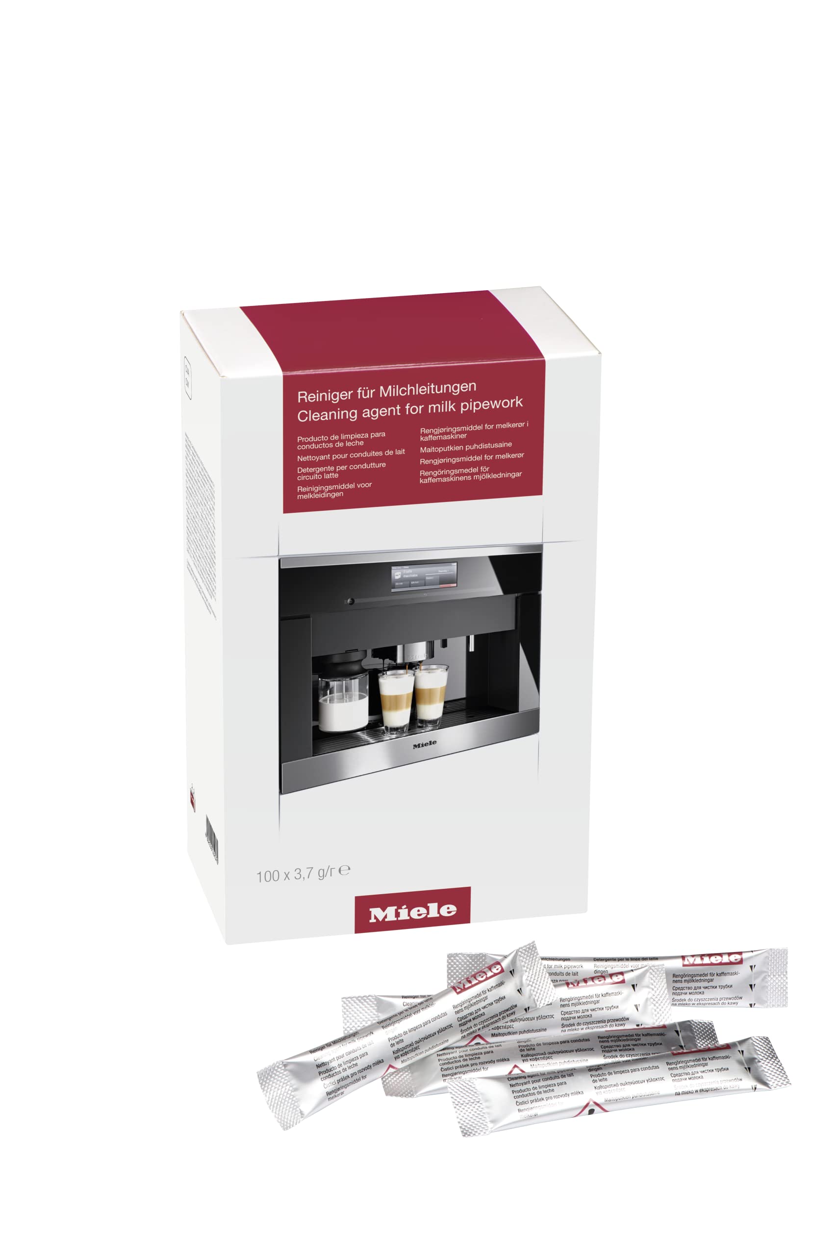 Foto 3 pulgar | Limpiador De Tuberías Miele Original Para Máquinas De Café, 100 Paquetes - Venta Internacional.