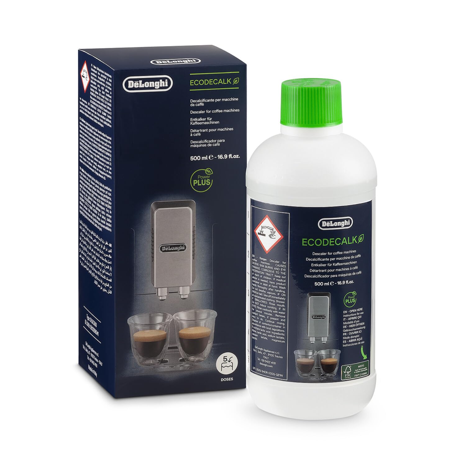 Máquinas De Café Ecológicas Descaler De'longhi Ecodecalk De 500 Ml - Venta Internacional.