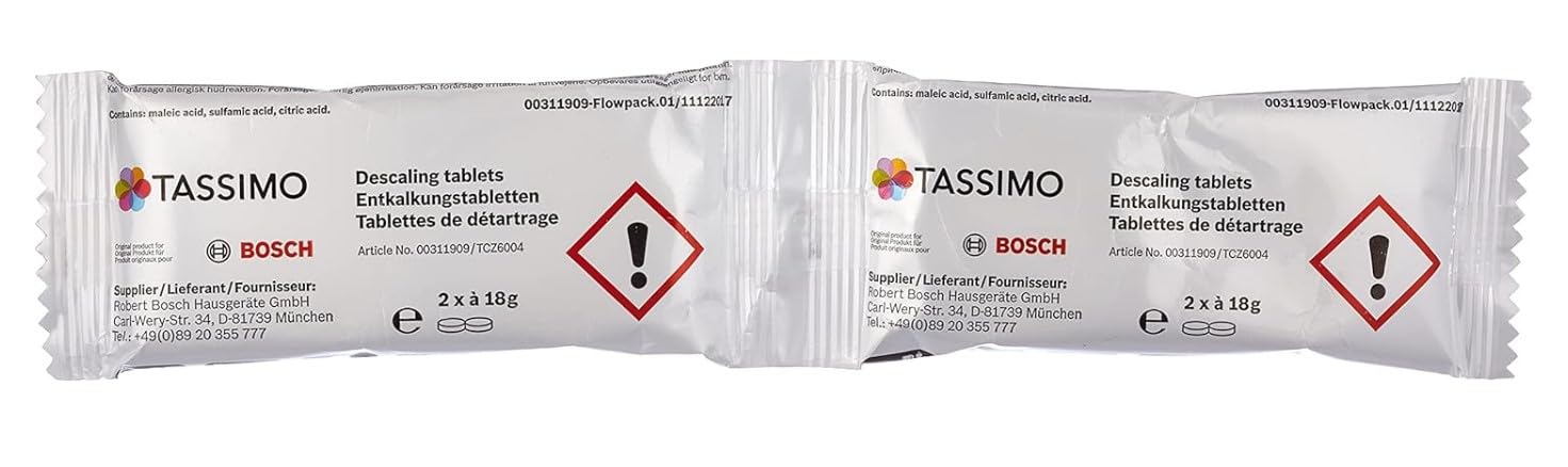 Foto 4 pulgar | Tabletas Desincrustantes Bosch Tassimo para Cafetera y Cafetera Espresso - Venta Internacional