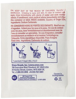 Foto 2 | Urna Y Cafetera Cleaner Urnex Original, 48 Onzas, 48 Unidades, Color Marrón - Venta Internacional.