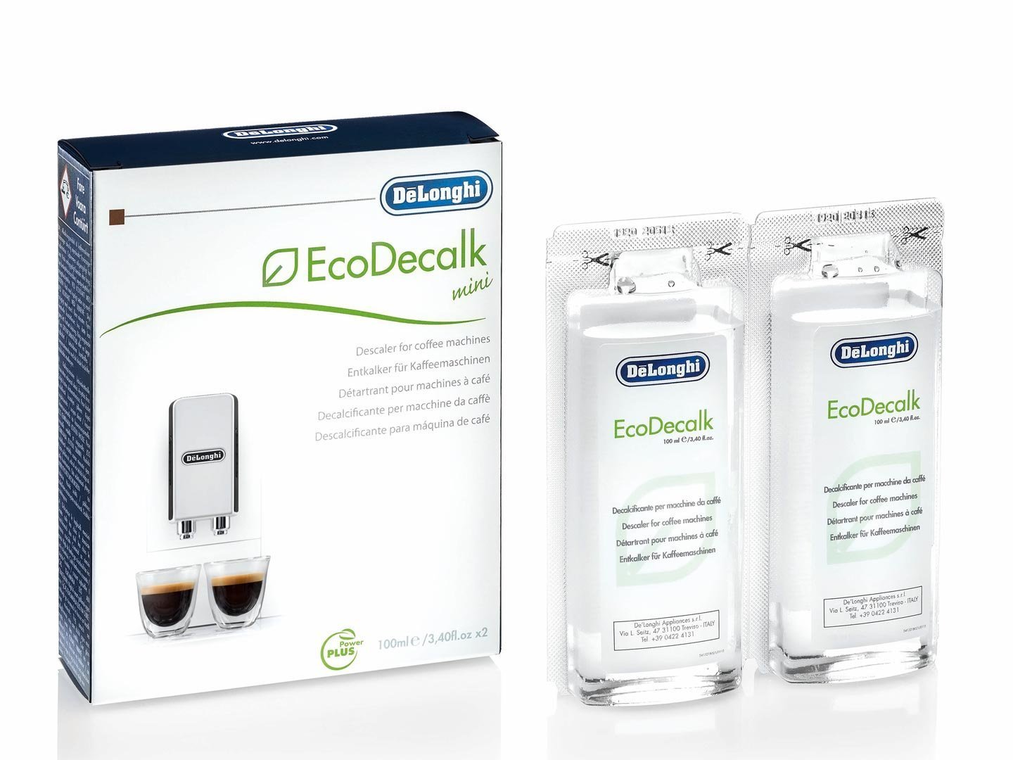 Foto 2 pulgar | Descalcificador De'longhi Eco Mini 100 Ml (paquete De 2) - Venta Internacional.