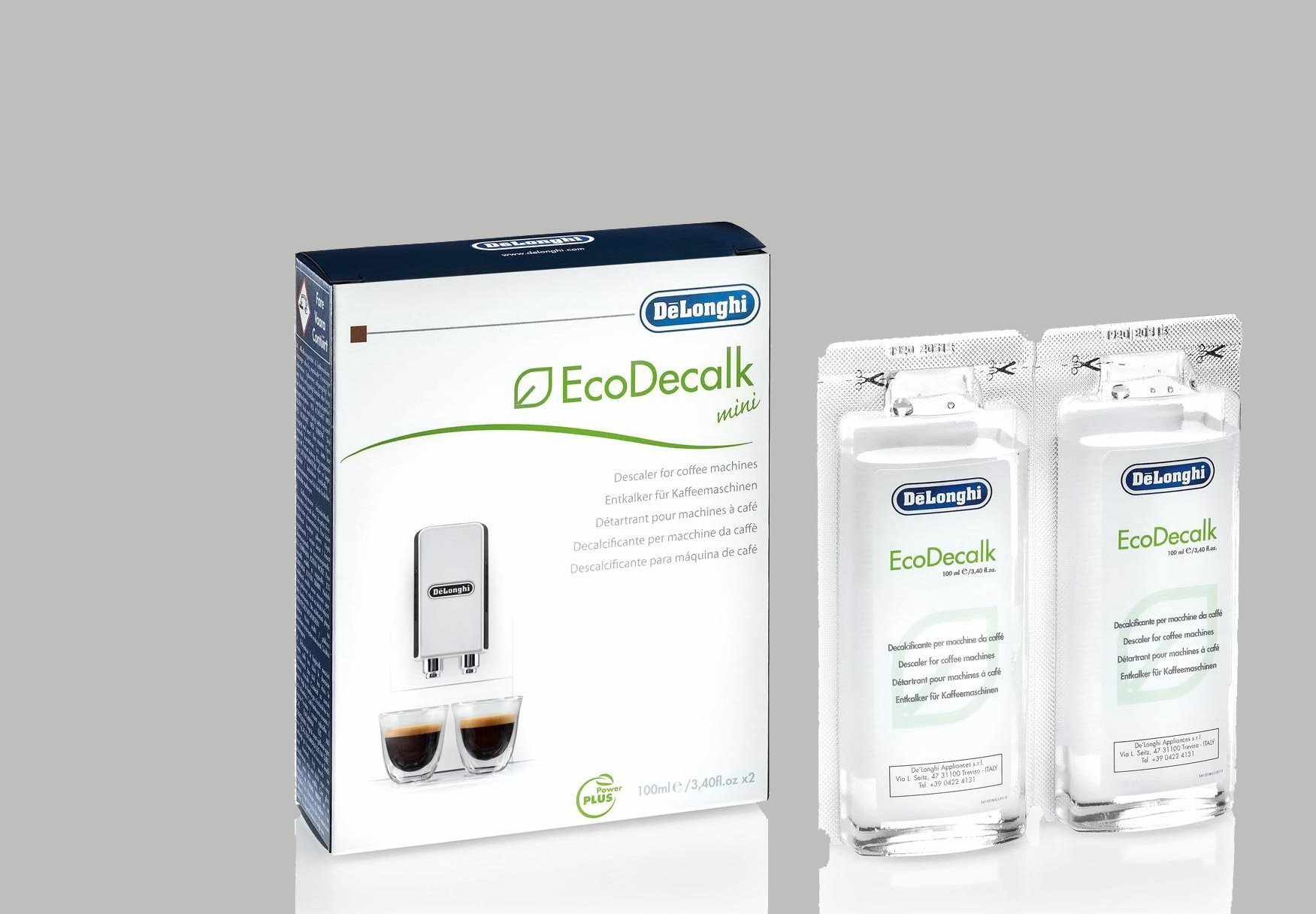 Foto 2 | Descalcificador De'longhi Eco Mini 100 Ml (paquete De 2) - Venta Internacional.