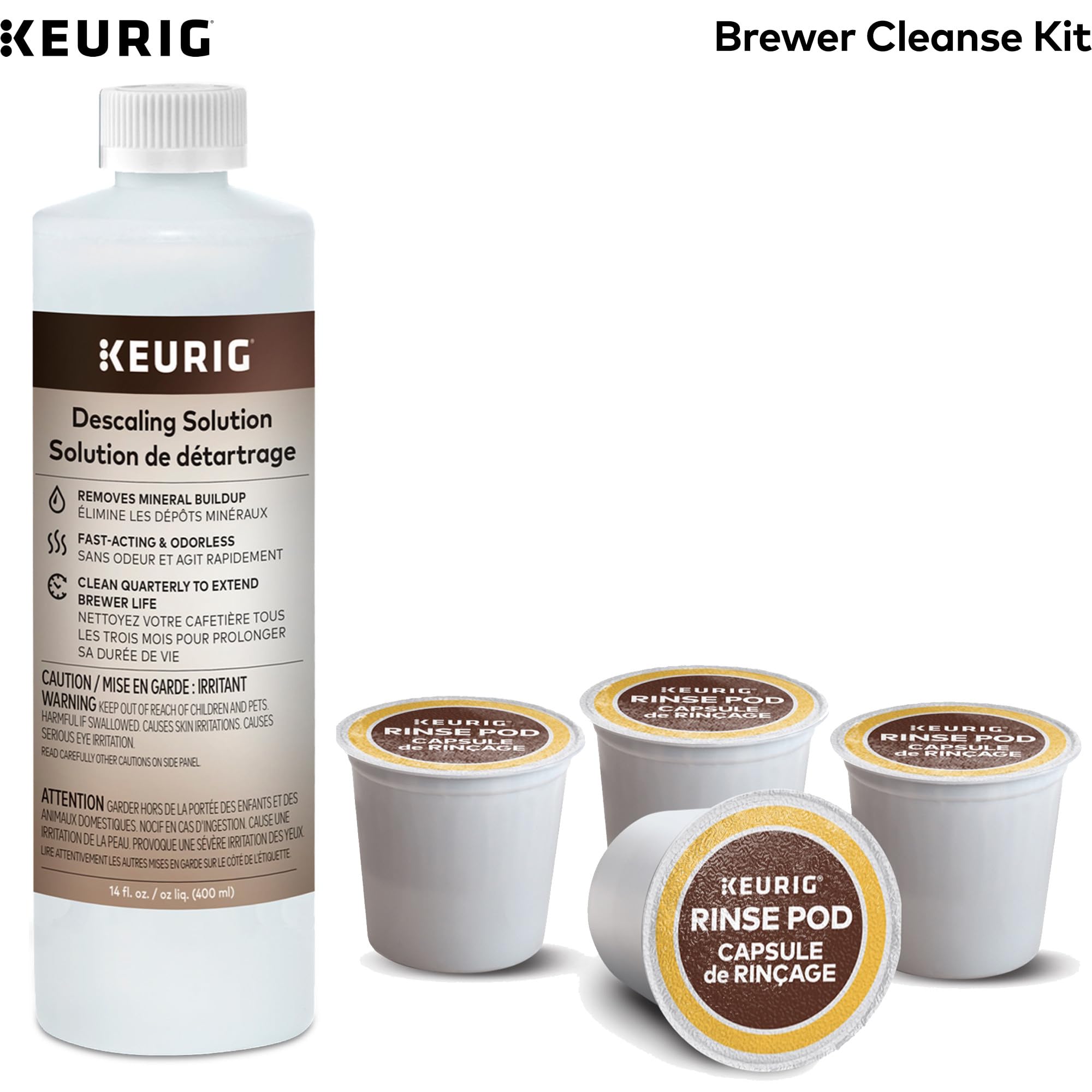 Foto 3 pulgar | Kit De Limpieza Brewer Keurig Para Mantenimiento Con Solución Desincrustante - Venta Internacional.