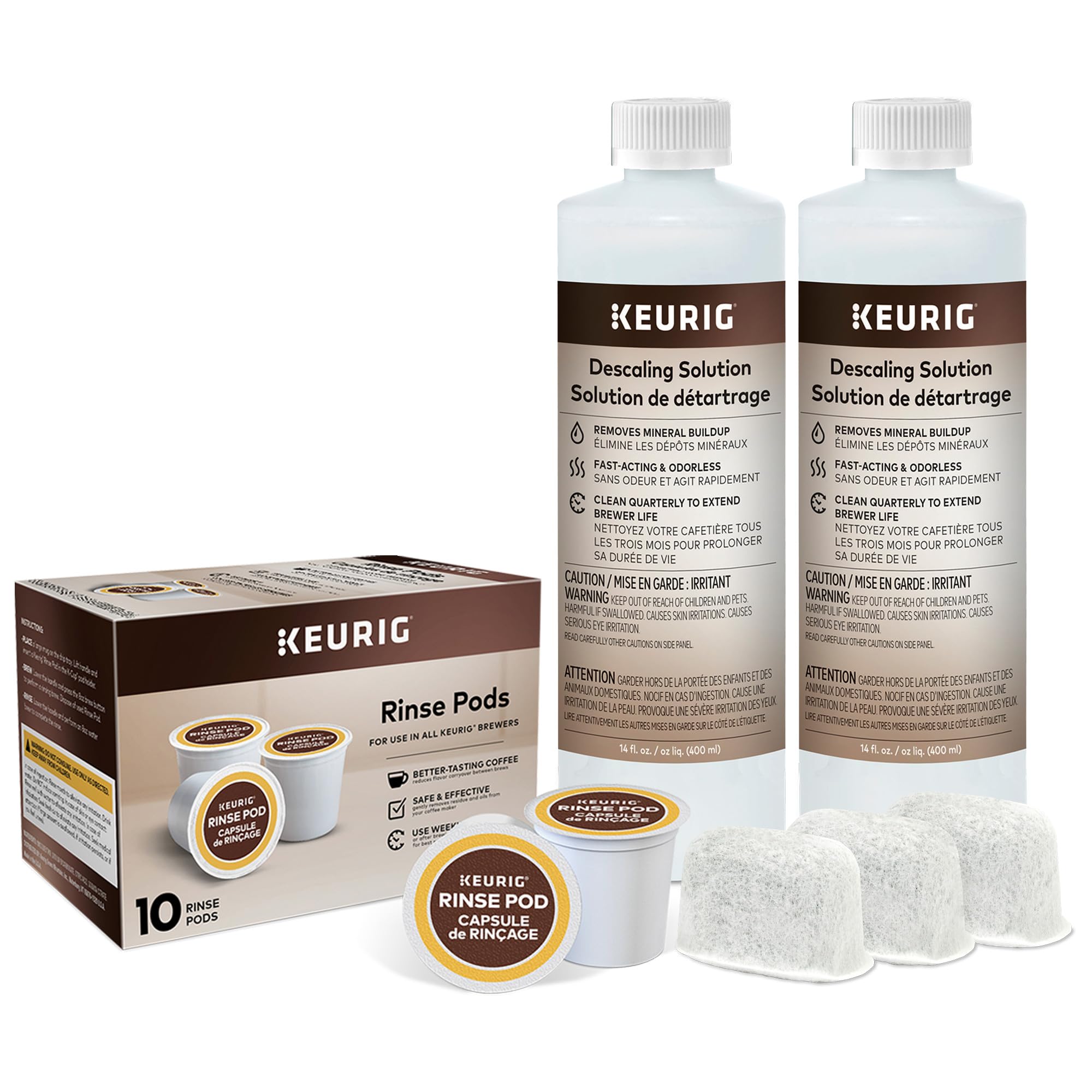 Foto 2 pulgar | Kit De Mantenimiento Keurig Brewer Con Solución Desincrustante Y Filtro - Venta Internacional.