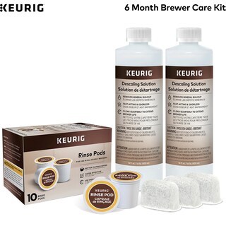 Foto 2 | Kit De Mantenimiento Keurig Brewer Con Solución Desincrustante Y Filtro - Venta Internacional.