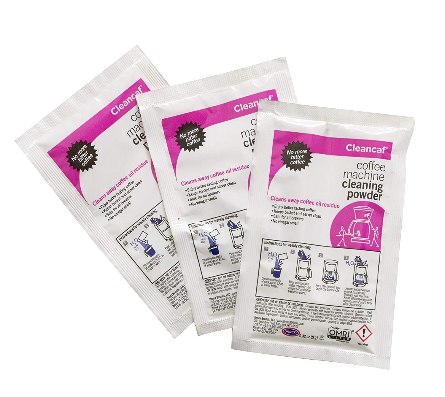 Foto 3 pulgar | Limpiador Para Cafeteras Urnex Cleancaf Powder, Paquete De 2 - Venta Internacional.