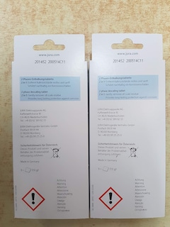 Foto 2 | Tabletas Descalcificantes Jura Para Todas Las Máquinas Jura, 18 Tabletas - Venta Internacional.