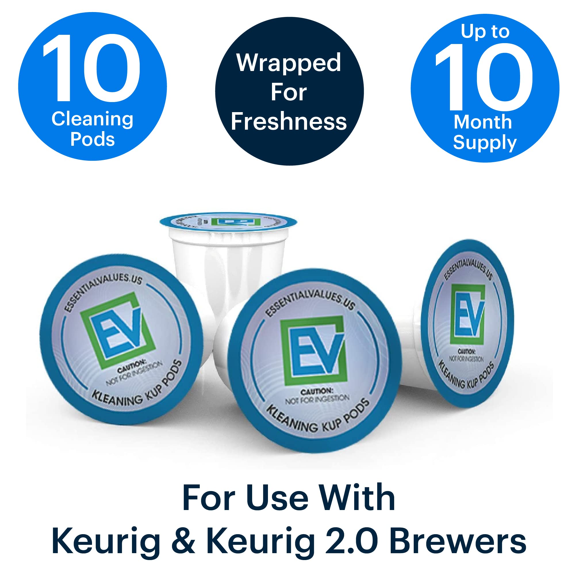 Foto 4 pulgar | Paquete de 10 Unidades de Keurig Compatibles con Rinse Pods Essential Values - Venta Internacional