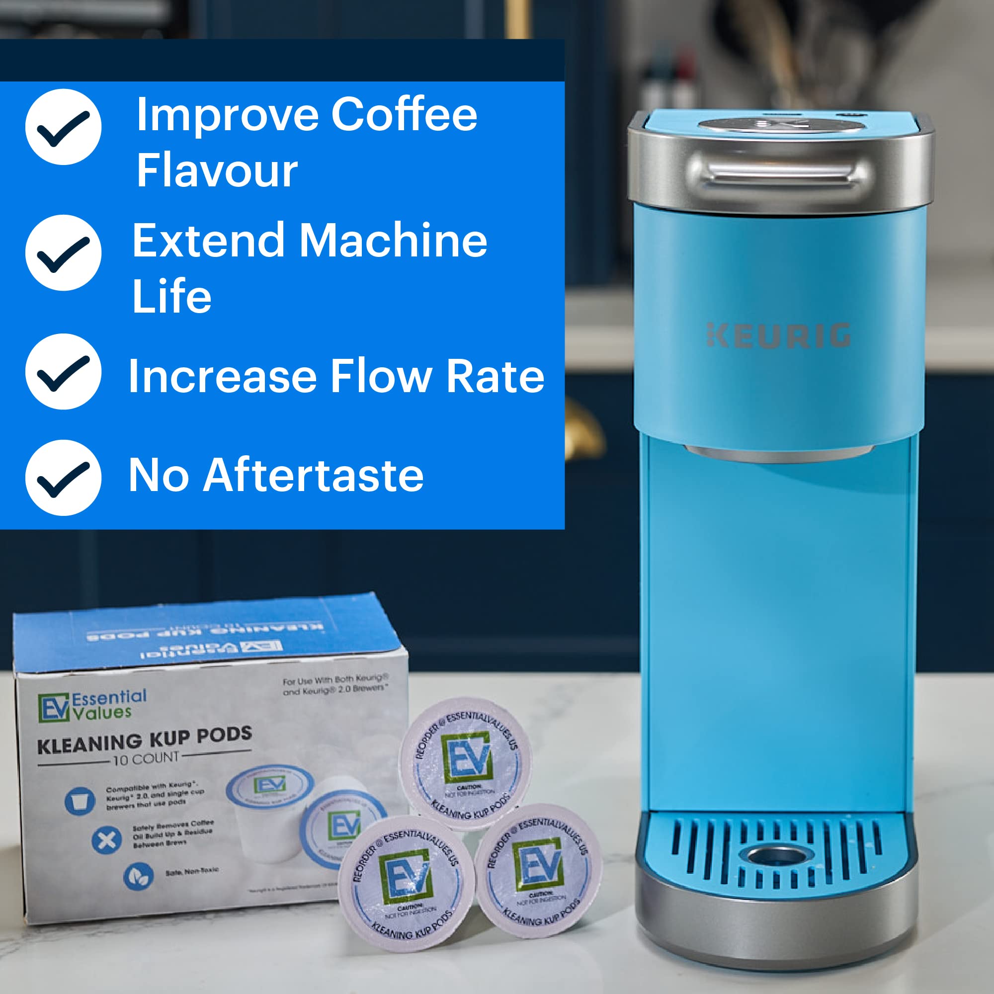 Foto 6 pulgar | Paquete de 10 Unidades de Keurig Compatibles con Rinse Pods Essential Values - Venta Internacional
