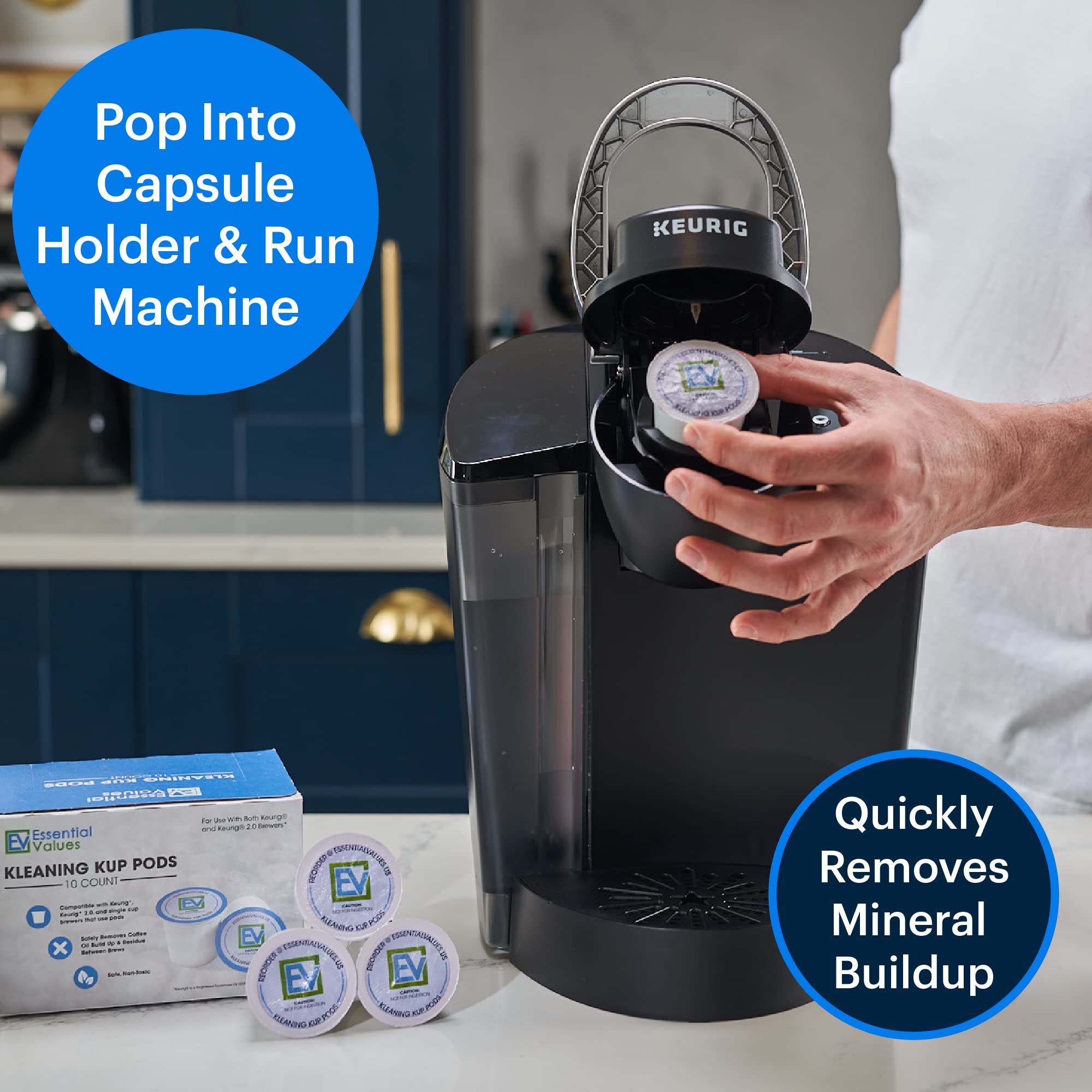 Foto 7 pulgar | Paquete de 10 Unidades de Keurig Compatibles con Rinse Pods Essential Values - Venta Internacional