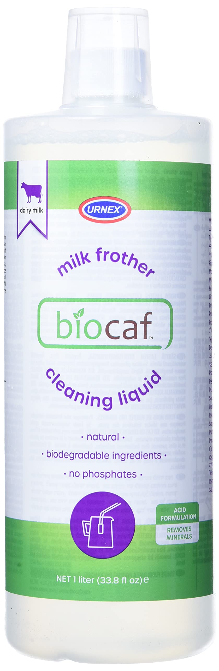 Foto 1 | Líquido Limpiador Biocaf Espresso Machine Milk 1l Urnex - Venta Internacional.
