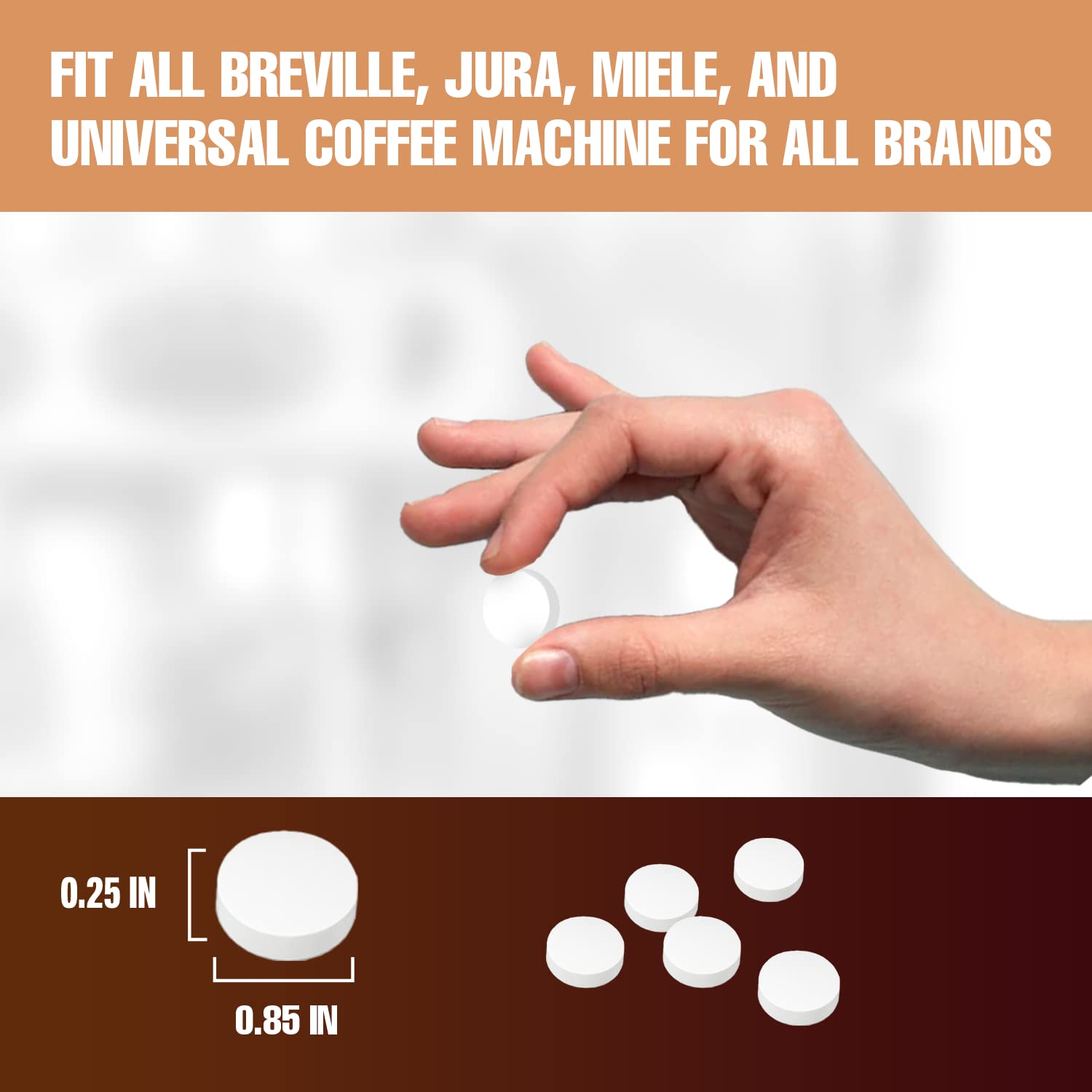 Foto 6 pulgar | Pastillas Limpiadoras Para Máquinas De Café Espresso Cleanhike Heavy Duty 54 - Venta Internacional.