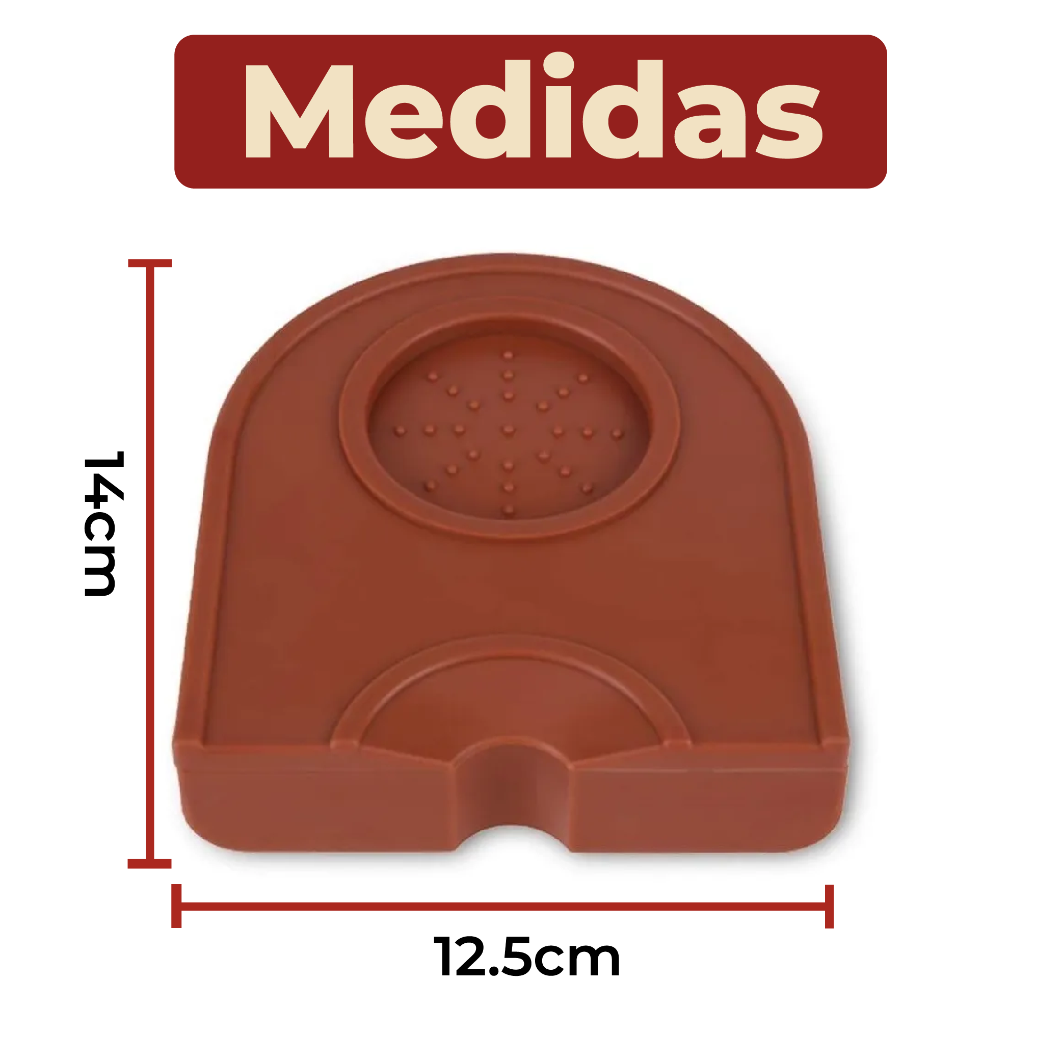 Foto 7 | Tamper Para Café Soporte Multifuncional Antideslizante