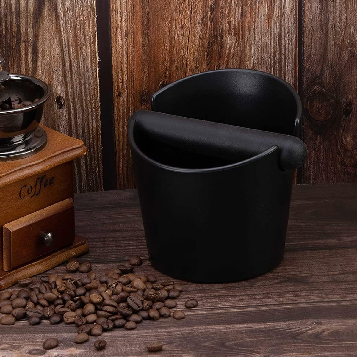 Foto 4 pulgar | Caja De Golpe Para Café Espresso Con Barra Extraíble Y Base Antideslizante
